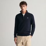 Gant Erkek Lacivert Regular Fit Yarım Fermuarlı Kazak - 433-Lacivert - 2XL