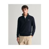 Gant Erkek Lacivert Regular Fit Yarım Fermuarlı Kazak