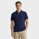 Gant Erkek Lacivert Regular Fit Yarım Fermuarlı Polo Yaka T-Shirt - 433-Lacivert - 3XL