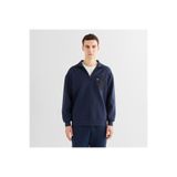 Gant Erkek Lacivert Relaxed Fit Yarım Fermuarlı Sweatshirt