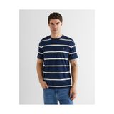 GANT Erkek Lacivert Renk Bloklu Kısa Kollu Logolu T-Shirt