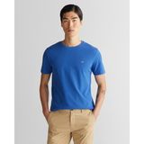 Gant Erkek Lacivert Slim Fit Bisiklet Yaka T-Shirt 2013033.407 - 407-Lacivert - 2XL