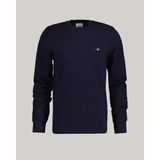 Gant Erkek Lacivert Slim Fit Bisiklet Yaka T-Shirt 2022143.433 - 433-Lacivert