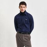 Gant Erkek Lacivert Slim Fit Gömlek - 410-Lacivert