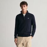 Gant Erkek Lacivert Yarım Fermuarlı Regular Fit Kazak Uzun Kol Standart Kol - 433-Lacivert