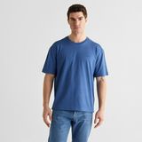 Gant Erkek Mavi Kısa Kollu T-Shirt - 442-Mavi - 3XL