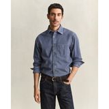 Gant Erkek Mavi Regular Fit %100 Pamuk Gömlek 3263008.476 - S - 476-Mavi