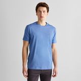 Gant Erkek Mavi Regular Fit Bisiklet Yaka Çizgili T-Shirt - 447-Lacivert
