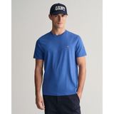 Gant Erkek Mavi Regular Fit Bisiklet Yaka T-Shirt 2003184.407 - 407-Mavi