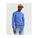 Gant Erkek Mavi Regular Fit Bisiklet Yaka Yün Kazak