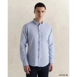 GANT Erkek Mavi Regular Fit Çizgili Gömlek-3824157T.407