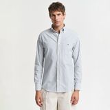 Gant Erkek Mavi Regular Fit Çizgili Gömlek - 407-Mavi