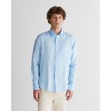 Gant Erkek Mavi Regular Fit Gömlek 3240120.450 - 450-Mavi - S