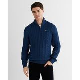 Gant Erkek Mavi Regular Fit Kazak 8050603.902 - 902 - Mavi - S