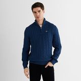 Gant Erkek Mavi Regular Fit Kazak - 902 - Mavi - S