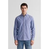 Gant Erkek Mavi Regular Fit Logolu Gömlek 3000200.436 - 436-Mavi - 2XL