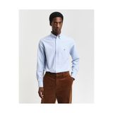 Gant Erkek Mavi Regular Fit Logolu Gömlek