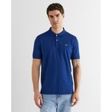 Gant Erkek Mavi Regular Fit Logolu Polo Yaka T-Shirt 2210.432 - 432-Mavi