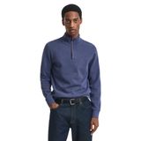 Gant Erkek Mavi Regular Fit Yarım Fermuarlı Sweatshirt