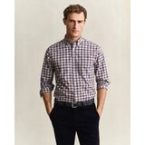 Gant Erkek Pembe Kareli %100 Pamuk Gömlek 3263002.676 - 2XL - 676-Pembe