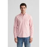 Gant Erkek Pembe Regular Fit Logolu Gömlek 3000200.666 - 666-Pembe - 3XL