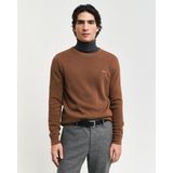 Gant Erkek Regular Fit Bisiklet Yaka Kazak 8040521.292 - Kahverengi