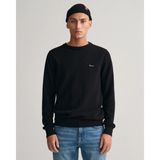 Gant Erkek Regular Fit Bisiklet Yaka Kazak-Siyah - 2XL