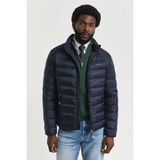Gant Erkek Regular Fit Dik Yaka Kapitoneli Şişme Mont Lacivert - Modern Tasarım ve Fonksiyonellik - Evening Blue - 2XL