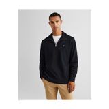 Gant Erkek Regular Fit Yarım Fermuarlı Sweatshirt Siyah