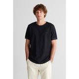 Gant Erkek Siyah Baskılı Regular Fit T-Shirt 2326135T.5 - 5-Siyah - M