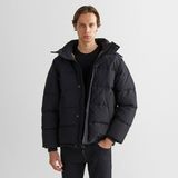 Gant Erkek Siyah Kapüşonlu Mont - 2XL - 19-Siyah