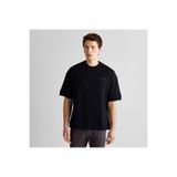 Gant Erkek Siyah Orijinal Fit Bisiklet Yaka Logolu T-shirt