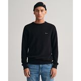 Gant Erkek Siyah Regular Fit Bisiklet Yaka Kazak 8040521.5 - 2XL - 5-Siyah