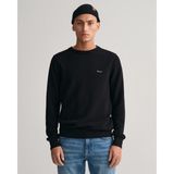 Gant Erkek Siyah Regular Fit Bisiklet Yaka Kazak 8040521.5 - 5-Siyah