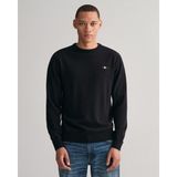 Gant Erkek Siyah Regular Fit Bisiklet Yaka Kazak 87211.5 - 5-Siyah