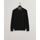 Gant Erkek Siyah Regular Fit Bisiklet Yaka Kazak