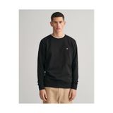 Gant Erkek Siyah Regular Fit Bisiklet Yaka Sweatshirt