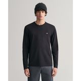 Gant Erkek Siyah Regular Fit Bisiklet Yaka T-Shirt 2004049.5 - 5-Siyah