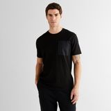 Gant Erkek Siyah Regular Fit Bisiklet Yaka T-Shirt - 5-Siyah