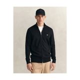 GANT Erkek Siyah Regular Fit Fermuarlı Hırka