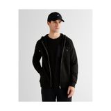 GANT Erkek Siyah Regular Fit Kapüşonlu Fermuarlı Sweatshirt