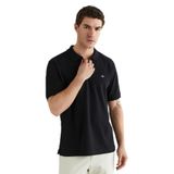 GANT Erkek Siyah Regular Fit Logolu Polo Yaka T-Shirt