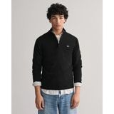 Gant Erkek Siyah Regular Fit Yarım Fermuarlı Kazak 87213.5 - 5-Siyah