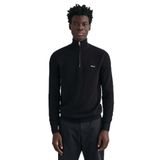 Gant Erkek Siyah Regular Fit Yarım Fermuarlı Kazak