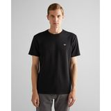 Gant Erkek Siyah Relaxed Fit Bisiklet Yaka T-Shirt 2324367T.5 - 5-Siyah