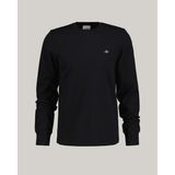 Gant Erkek Siyah Slim Fit Bisiklet Yaka T-Shirt 2022143.5 - XL - 5-Siyah