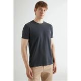 Gant Erkek Siyah Slim Fit Bisiklet Yaka T-shirt