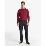 GANT Erkek Siyah Slim Fit Casual Herringbone Pantolon