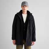 Gant Erkek Siyah Standart Fit Kapüşonlu Mont - 5-Siyah