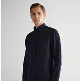 Gant Erkek Slim Fit Keten Gömlek - Siyah - 2XL